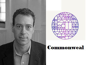 Image of Professor Bryan Garsten and logo for the Commonweal online lmagazine