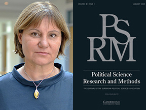 Isabela Mares and cover of Political Science Research and Methods Journal