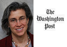 Image of Professor Wood and Washington Post Logo